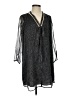 Halston Heritage 100% Polyester Black Casual Dress Size S - photo 1