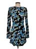 Zara Print Blue Cocktail Dress Size S - photo 1