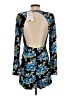 Zara Print Blue Cocktail Dress Size S - photo 2