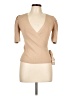 Next Tan Short Sleeve Top Size 10 - photo 1