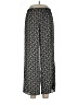 Pleione Print Black Gray Casual Pants Size L - photo 1