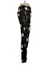 Ganni 100% Viscose Floral Black Casual Pants Size EU 36 / US 6 - photo 4