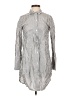 J.Crew Stripes Silver 3/4 Sleeve Blouse Size XS - photo 1