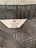 H&M Black Denim Shorts Size 20 - photo 3