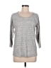 J.Crew Gray 3/4 Sleeve T-Shirt Size M - photo 1