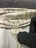 Happily Grey Stripes Tan Casual Pants Size L - photo 7