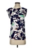 Daniel Rainn 100% Polyester Blue Short Sleeve Blouse Size XS - photo 1