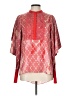 Three Floor Red Kimono Size L (estimated) - photo 1