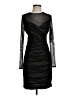 Aqua 100% Polyester Black Cocktail Dress Size 2 - photo 1