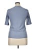 Splendid Blue Short Sleeve Turtleneck Size XL - photo 2