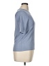 Splendid Blue Short Sleeve Turtleneck Size XL - photo 4