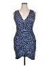 Unbranded Polka Dots Blue Cocktail Dress Size XL - photo 1