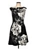 Vince Camuto Graphic Black Cocktail Dress Size 10 - photo 1
