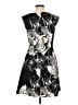 Vince Camuto Graphic Black Cocktail Dress Size 10 - photo 2