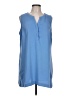 J.Jill 100% Polyester Blue Sleeveless Blouse Size L (tall) - photo 1