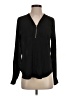 Hayden 100% Polyester Black Long Sleeve Blouse Size S - photo 1