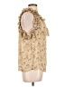 Robbi & Nikki 100% Polyester Tan Sleeveless Blouse Size L - photo 4