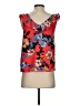 Naked Zebra 100% Polyester Red Sleeveless Blouse Size S - photo 2