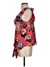 Naked Zebra 100% Polyester Red Sleeveless Blouse Size S - photo 5