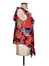 Naked Zebra 100% Polyester Red Sleeveless Blouse Size S - photo 4