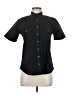 Lands' End Black Short Sleeve Blouse Size 6 - photo 1