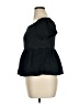 Old Navy 100% Elastic Black Short Sleeve Top Size XL - photo 5