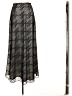 Lavantino 100% Polyester Houndstooth Silver Formal Skirt Size 10 - photo 2