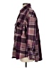 Forever 21 100% Polyester Plaid Purple Long Sleeve Button-Down Shirt Size S - photo 5