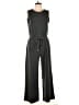 SPANX Solid Green Gray Jumpsuit Size Lg Petite - photo 1