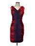 Halston Heritage 100% Polyester Red Cocktail Dress Size 10 - photo 1