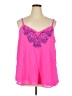 Torrid 100% Polyester Pink Sleeveless Blouse Size 2X Plus (2) - photo 1