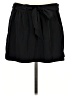 Express 100% Polyester Solid Black Casual Skirt Size 10 - photo 1