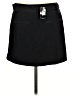 Express 100% Polyester Solid Black Casual Skirt Size 10 - photo 2