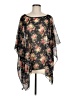 2 Chic 100% Polyester Black 3/4 Sleeve Blouse Size M (estimated) - photo 1