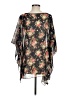 2 Chic 100% Polyester Black 3/4 Sleeve Blouse Size M (estimated) - photo 2
