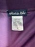 Olivia Blu Solid Purple Formal Skirt Size M - photo 5