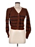No Comment 100% Acrylic Brown Cardigan Size M - photo 1
