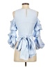JOA Blue Sleeveless Blouse Size XS - photo 2
