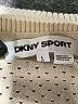 DKNY Sport 100% Cotton Polka Dots Tan Pullover Sweater Size L - photo 7
