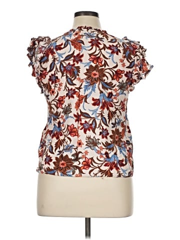 1.State Short Sleeve Blouse (view 2)