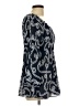 Elle 100% Polyester Blue 3/4 Sleeve Blouse Size L - photo 4
