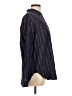 Xirena 100% Cotton Stripes Blue Long Sleeve Button-Down Shirt Size L - photo 4