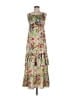 Old Navy 100% Polyester Floral Green Casual Dress Size M - photo 1