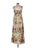 Old Navy 100% Polyester Floral Green Casual Dress Size M - photo 2