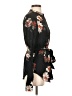 Joie 100% Viscose Floral Black Long Sleeve Blouse Size XS - photo 4