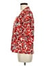 Kasper Red Short Sleeve Blouse Size M - photo 5