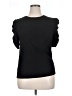 Ann Taylor LOFT Black Short Sleeve Top Size XL - photo 1