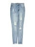 Shein Hearts Blue Jeans Size 10 - 11 - photo 1