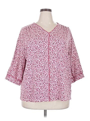 Lands' End 3/4 Sleeve Blouse (view 1)