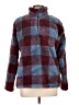 Eddie Bauer 100% Polyester Plaid Burgundy Pullover Sweater Size L - photo 1